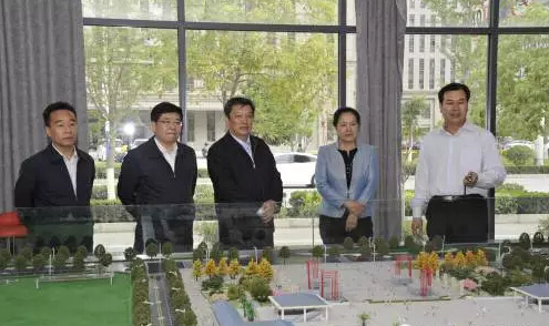 市長(zhǎng)陳青，副市長(zhǎng)王月成陪同省電力投資集團(tuán)公司總經(jīng)理李輝一行深入階州廣場(chǎng)視察